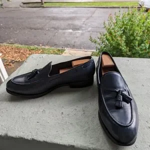 Meermin Navy Tassel Loafers Meermin | Shoes | Meermin Navy Tassel Loafers | Poshmark main image 2